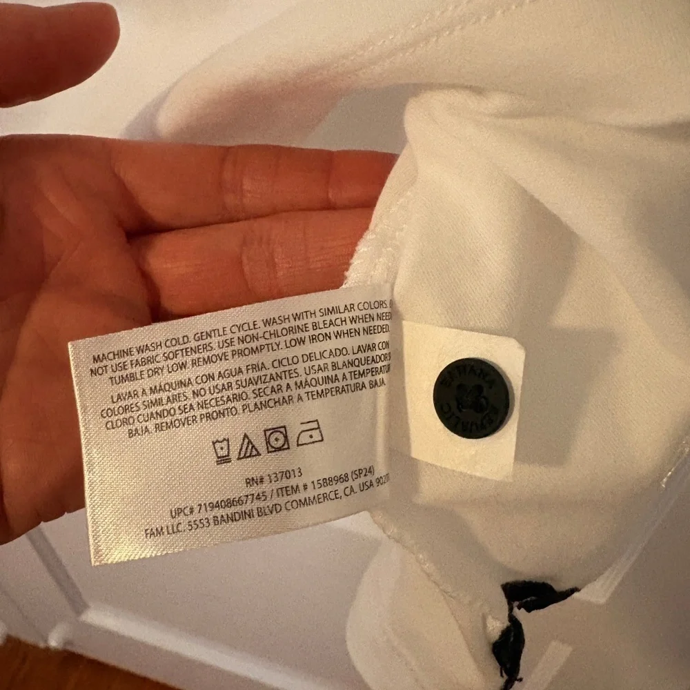 Banana Republic White Polo Shirt